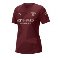 Camisa de time de futebol Manchester City Jeremy Doku #11 Replicas 3º Equipamento Feminina 2024-25 Manga Curta